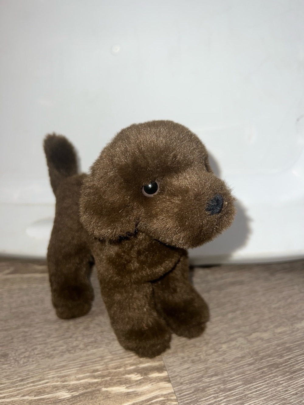 Douglas Cuddle Toys #883T Chocolate SMALL  Lab Dog Plush Stuffed Animal Preowned